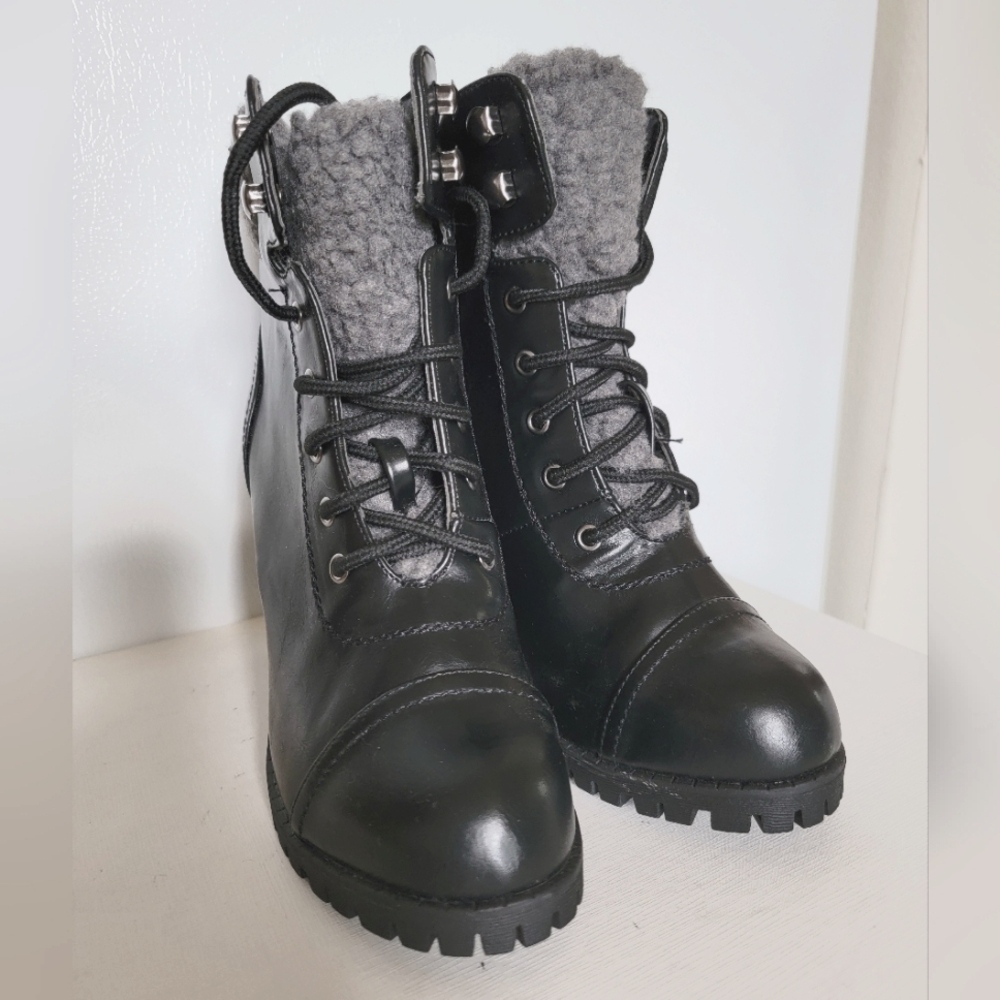 Dream Pairs Women's Fashion Ankle Boots - Chunky High Heel Booties Size 6